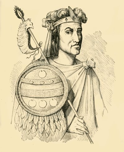 Montezuma, 1519-1520, 1890 by Unbekannt