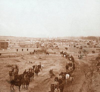 Mounted Soldiers, Somme-Tourbe, Northern France by Unbekannt