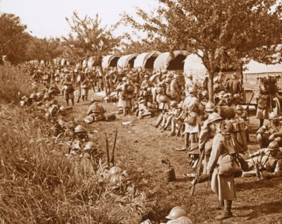 Moving Off, Road to Foix, France, c1914-c1918 by Unbekannt