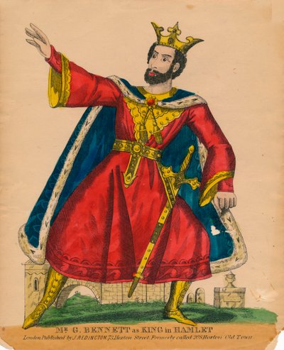 Mr. G. Bennett as King in Hamlet by Unbekannt