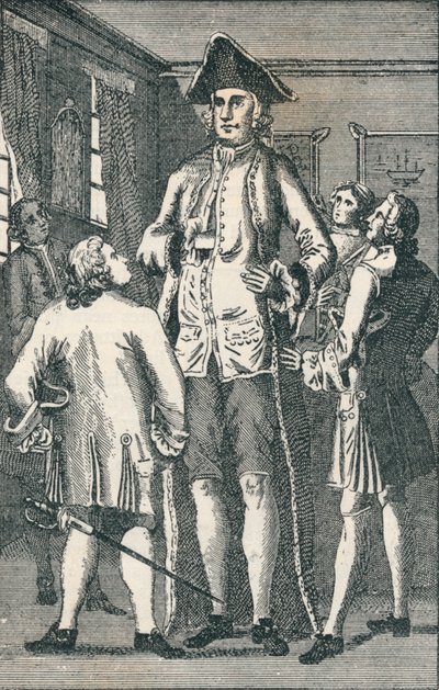 Mr Henry Blacker the British Giant, c. 1750, 1894 by Unbekannt