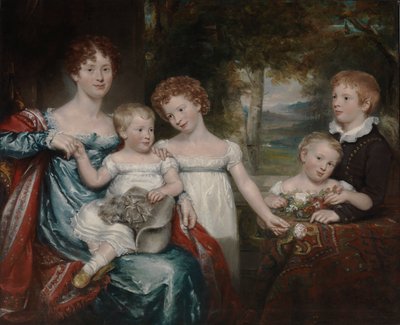 Mrs. Hawkins and Family by Unbekannt