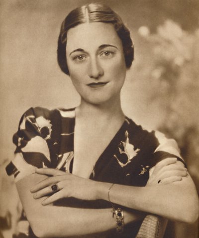 Mrs Simpson: A Studio Portrait, 1937 by Unbekannt
