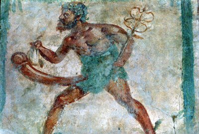 Mural of Mercury, Pompeii, Italy by Unbekannt