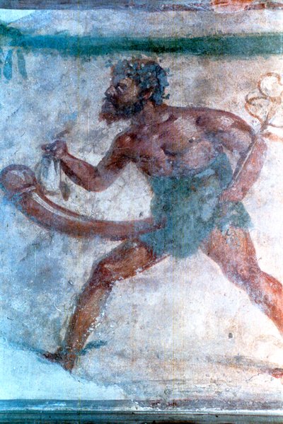 Mural of Mercury, Pompeii, Italy by Unbekannt