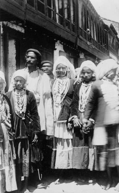 Muslim Hill Tribe People, Chakrata, India by Unbekannt