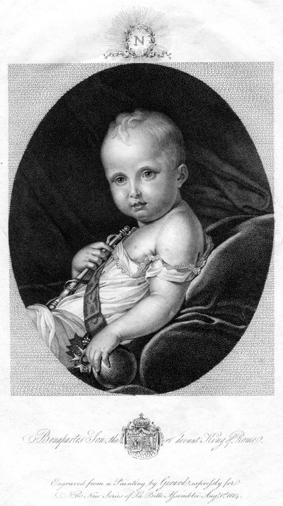 Napoleon II 1811-1832, 1814 by Unbekannt