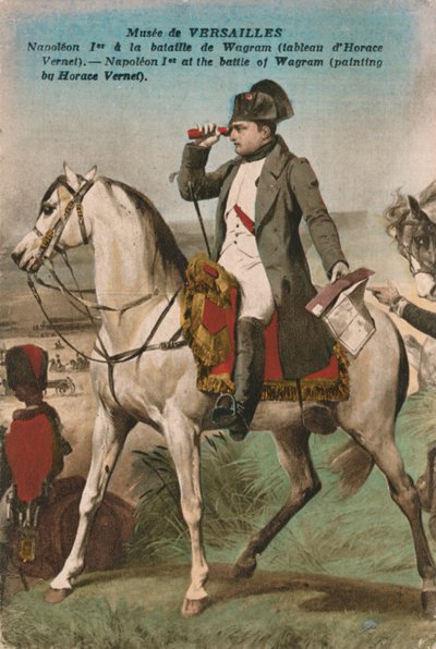 Napoleon at the Battle of Wagram by Unbekannt