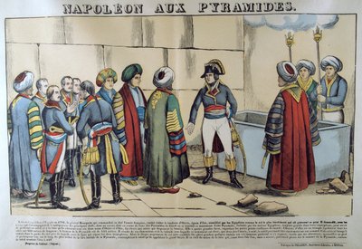 Napoleon at the Pyramids, 1798, 19th century by Unbekannt