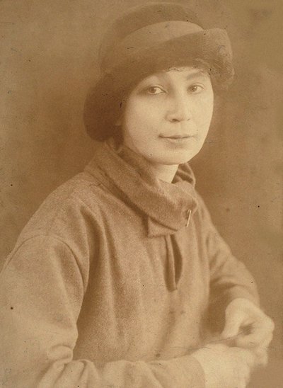 Natalia Sergeevna Goncharova in Paris by Unbekannt