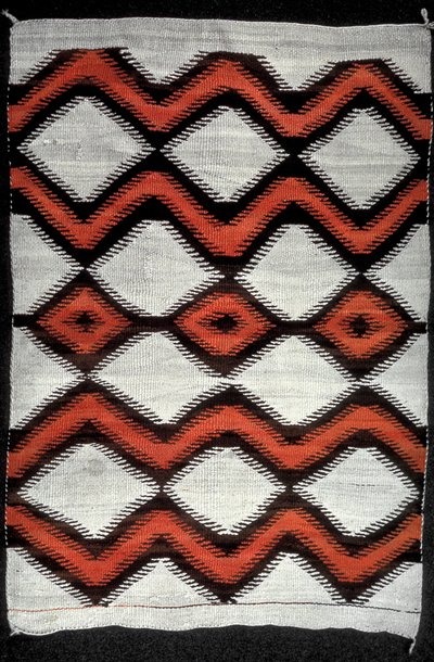 Navajo Blanket, North American Indian, 19th Century by Unbekannt