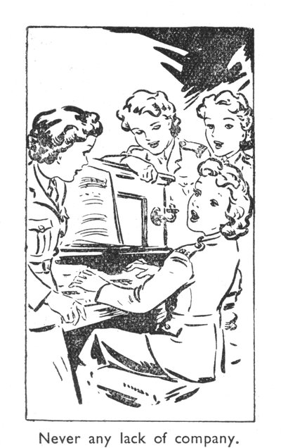 Never any lack of company, 1940 by Unbekannt