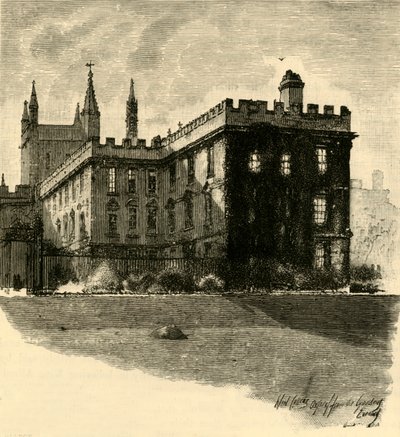 New College, from the Gardens by Unbekannt