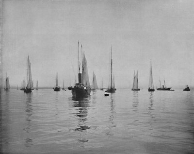 New York Bay, 19th Century by Unbekannt