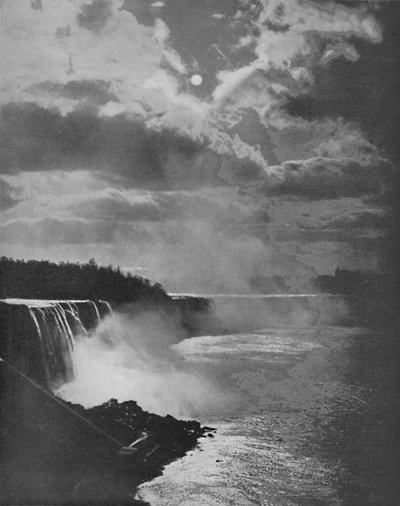 Niagara By Moonlight, 19th Century by Unbekannt