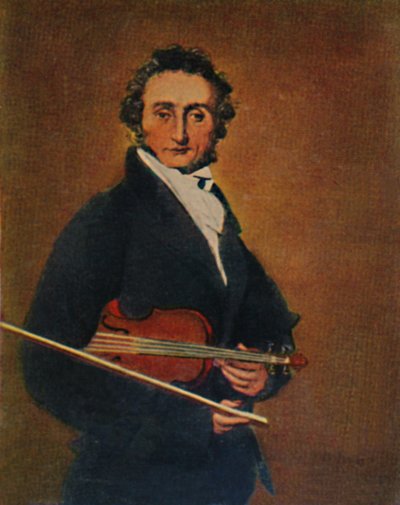 Niccolò Paganini by Unbekannt