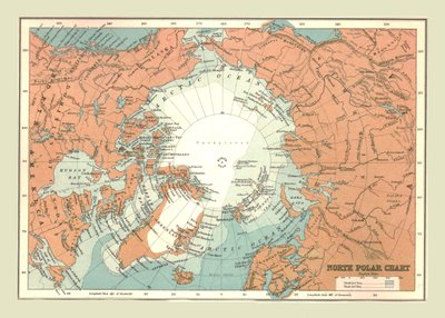 North Polar Chart by Unbekannt