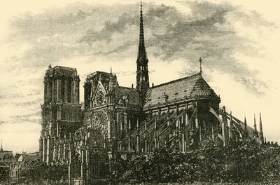 Notre Dame, 1890 by Unbekannt