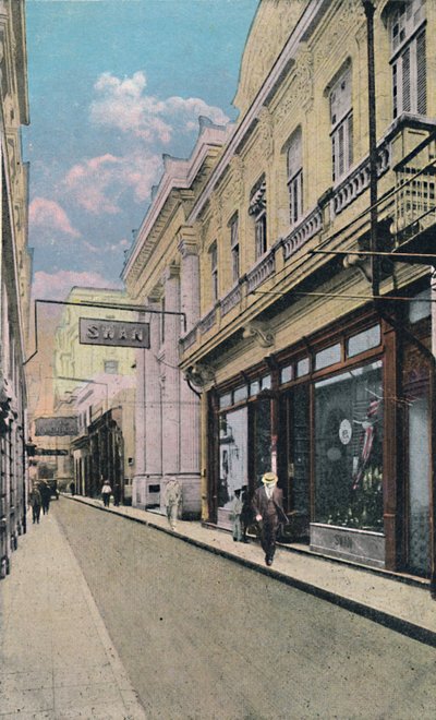 Obispo Street, Havana, Cuba by Unbekannt
