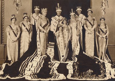 Official Coronation Group by Unbekannt