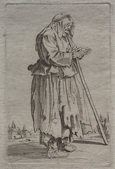 Old Beggar Woman by Unbekannt