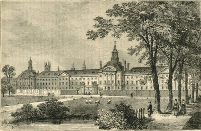Old Bethlehem Hospital, Moorfields about 1750 by Unbekannt
