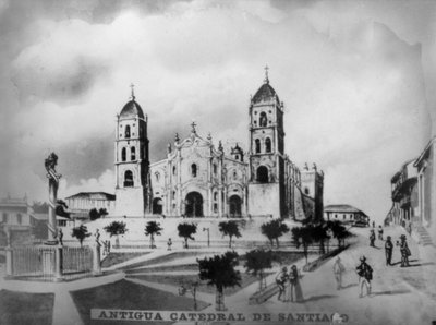 Old Cathedral of Santiago de Cuba, 1523, 1920s by Unbekannt