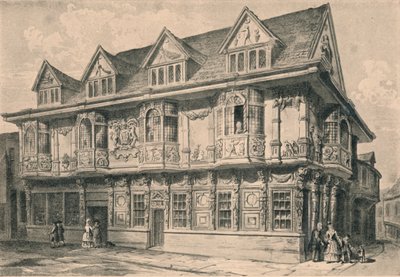 Old House at Ipswich, Suffolk (1915) by Unbekannt