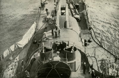 On Board A French Dreadnought by Unbekannt