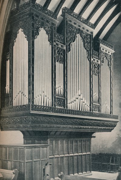 Organ in Towyn Parish Church by Unbekannt