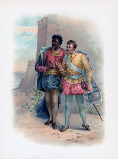 Othello and Iago, 1891 by Unbekannt