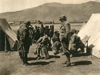 Oxygen Drill in Camp, c1918-c1939 by Unbekannt