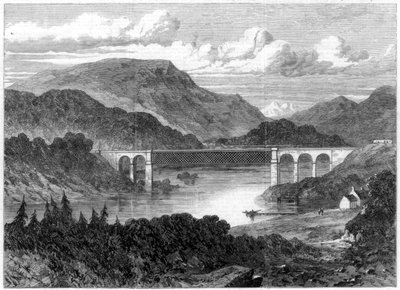 Oykel Viaduct, Sutherland Railway by Unbekannt