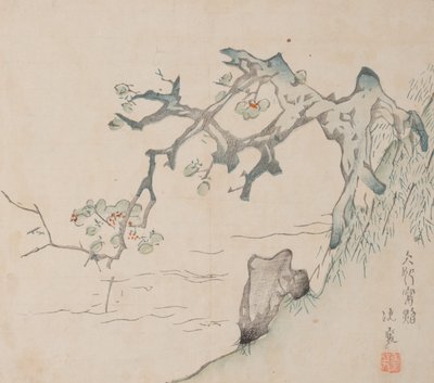 Page from Shi Zhu Zhai by Unbekannt