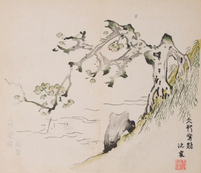 Page from Shi Zhu Zhai by Unbekannt