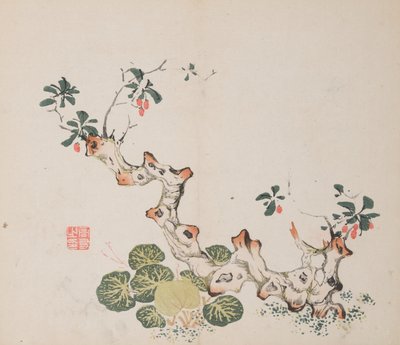 Page from Shi Zhu Zhai by Unbekannt