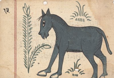 Page from a Book of Omens, ca. 1800 by Unbekannt