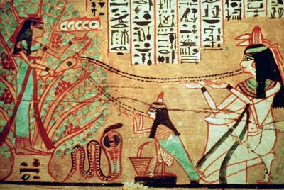 Painting of a Woman and Her Ba by Unbekannt