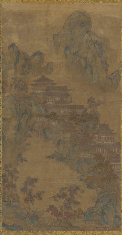 Palace in the Mountains, Ming Dynasty, 16th-17th Century by Unbekannt