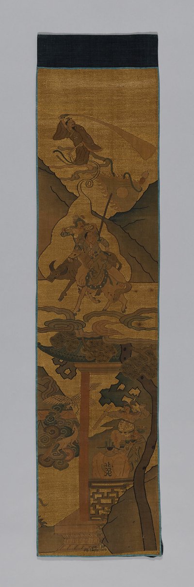 Panel Furnishing Fabric, China, Qing Dynasty, 1644-1911 by Unbekannt