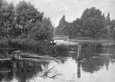 Pangbourne Weir, 1896 by Unbekannt