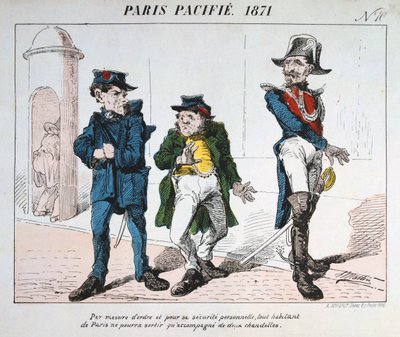 Paris Pacified, 1871 by Unbekannt