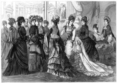 Paris Spring Fashion, 1875 by Unbekannt