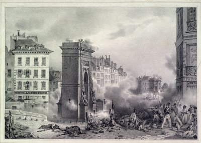 Paris. The July Revolution of 1830 by Unbekannt