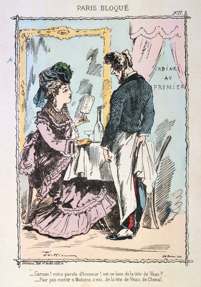 Paris Besieged, 1870-1871 by Unbekannt