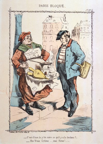 Paris besieged, 1870-1871 by Unbekannt