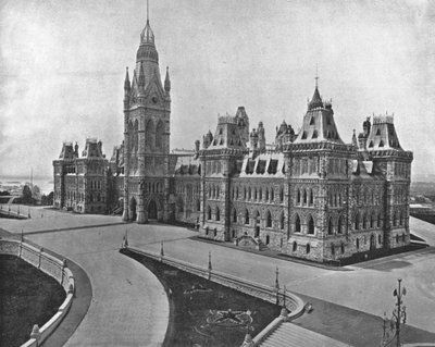 Parliament Buildings, Ottawa, Canada, c1900 by Unbekannt