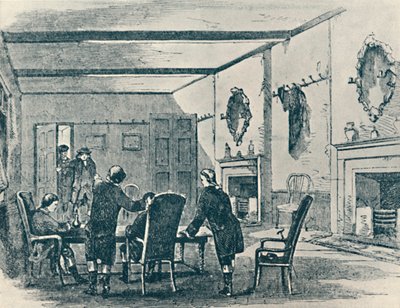 Parlour of the Three Crowns Inn, Lichfield, 1907 by Unbekannt