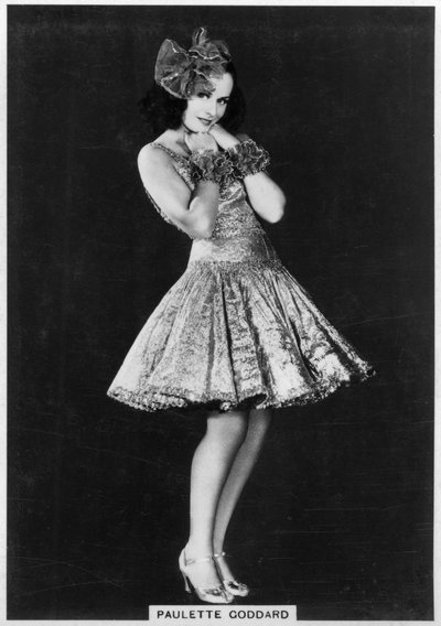 Paulette Goddard, American film and theatre actress, 1938 by Unbekannt