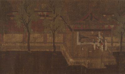 Pavilion with Figures by Unbekannt